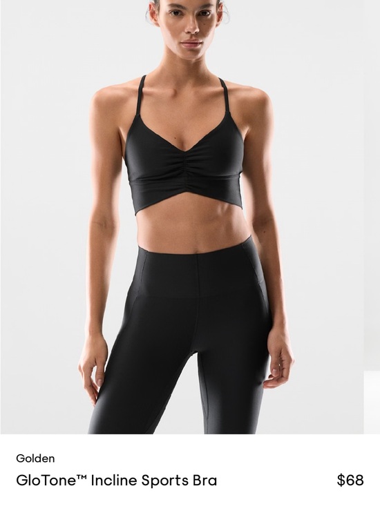 Aritzia Other - Aritzia GloTone Incline Sports Bra - Black